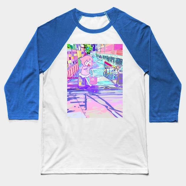 Watermelon Baseball T-Shirt by kurilord